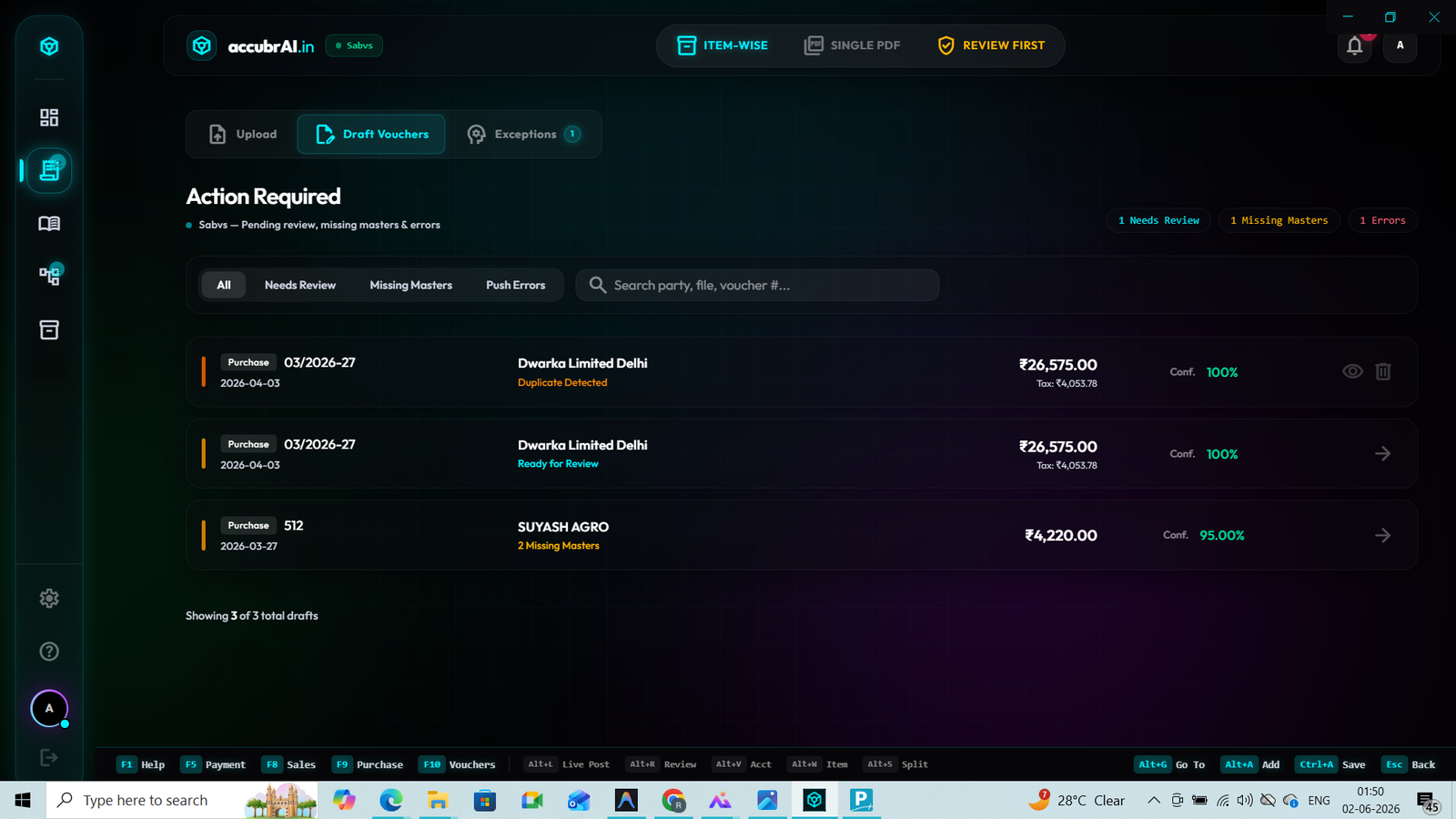 Duplicate Invoice Detection